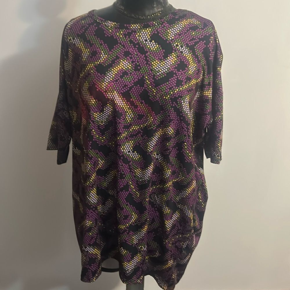 LuLaRoe Multi-color Irma tunic, size L (16/18)
